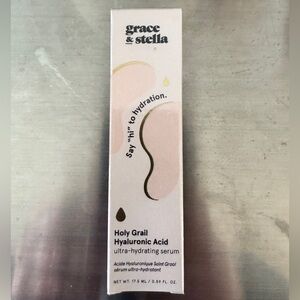 NWT Grace & Stella Pink Holy Grail Hyaluronic Acid Ultra Hydrating Serum Skincar